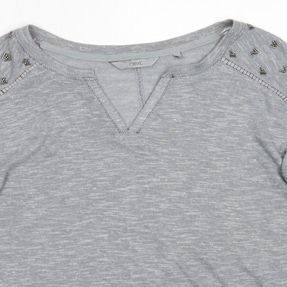 Womens UK Size 12 NEXT Grey Pullover Jumper