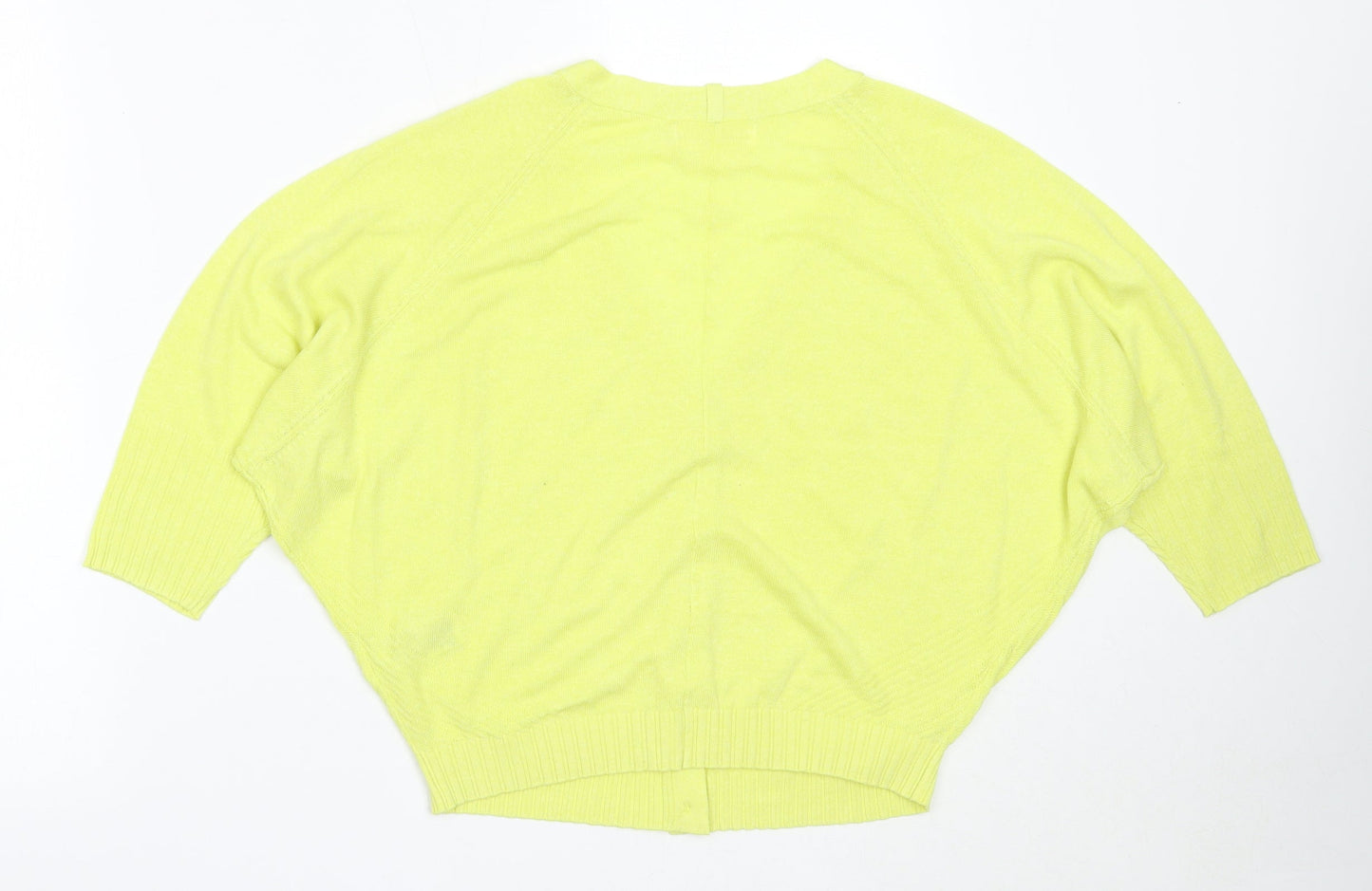 Womens UK Size M Per Una Green Cardigan Jumper