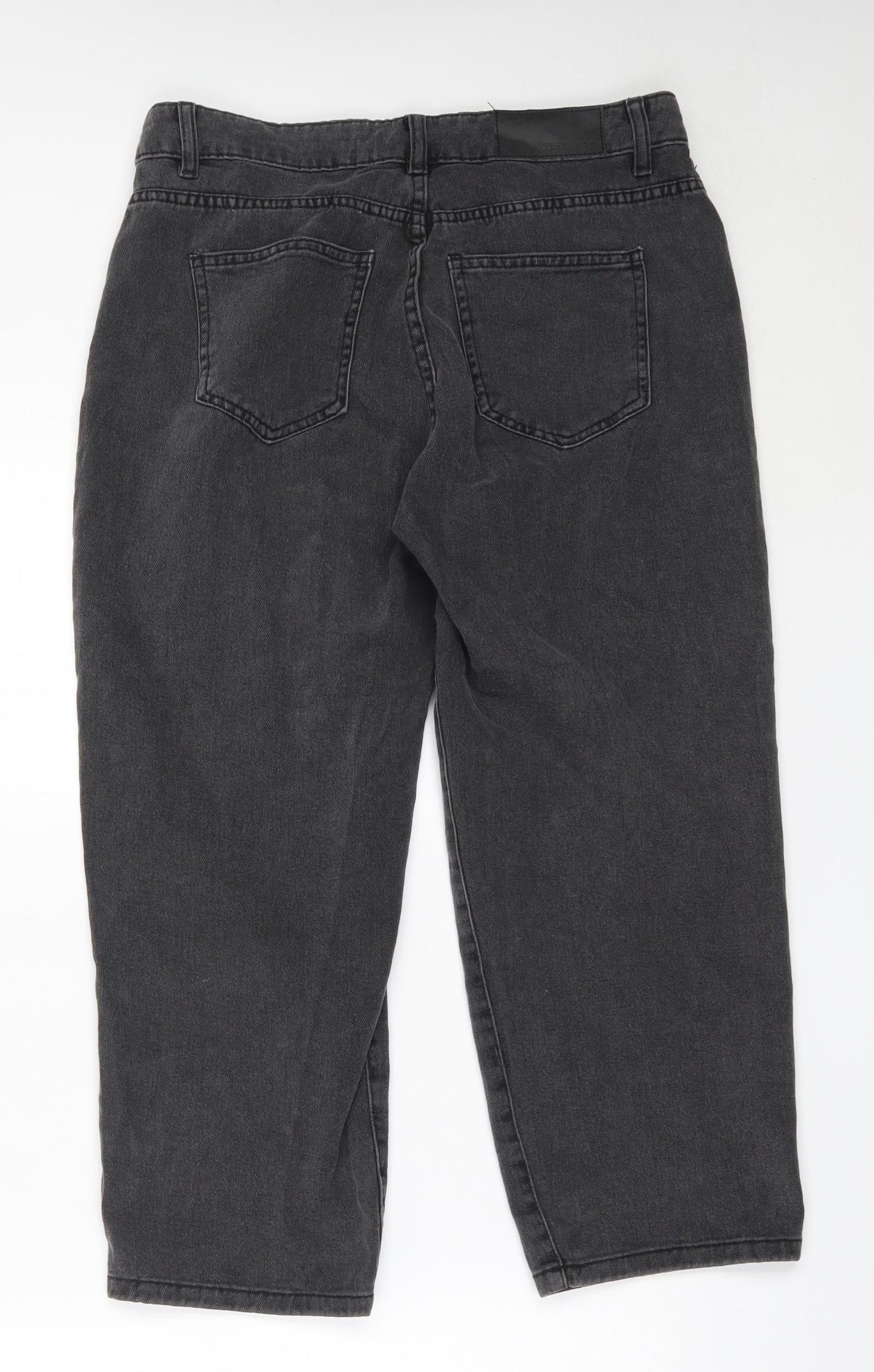 Noisy may Womens Black  Cotton Cropped Jeans Size 30 in L22.5 in Regular