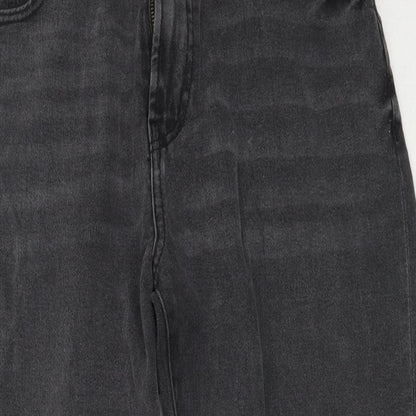 Noisy may Womens Black  Cotton Cropped Jeans Size 30 in L22.5 in Regular