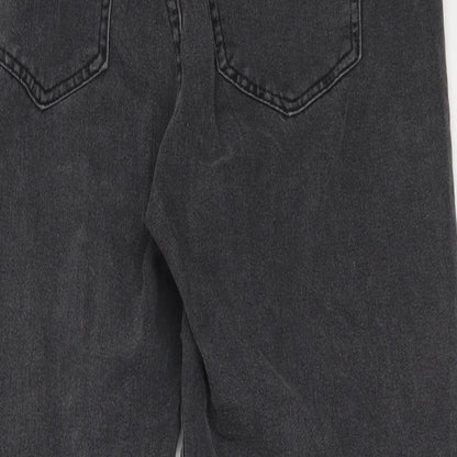 Noisy may Womens Black  Cotton Cropped Jeans Size 30 in L22.5 in Regular