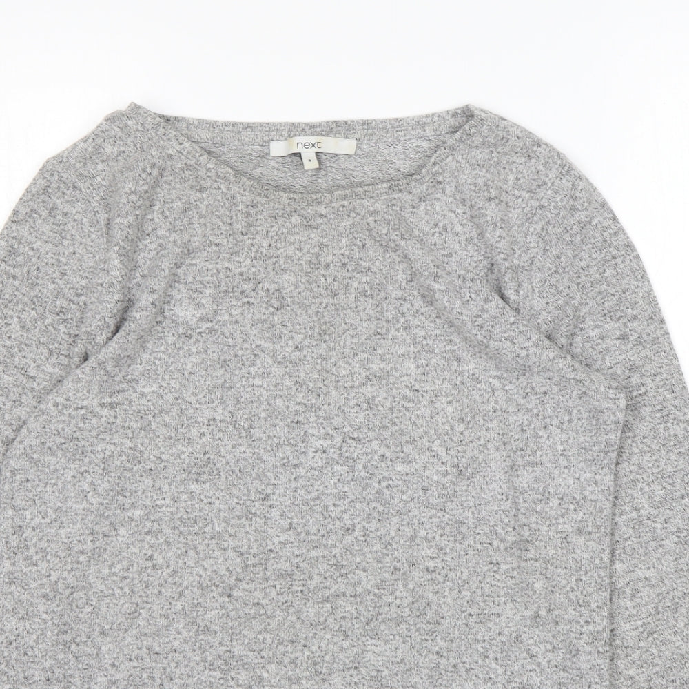 Womens UK Size 8 NEXT Grey Pullover Jumper