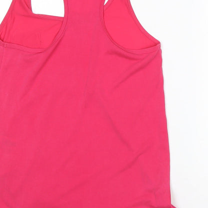 Womens UK Size 6 NEXT Pink Basic Tank
