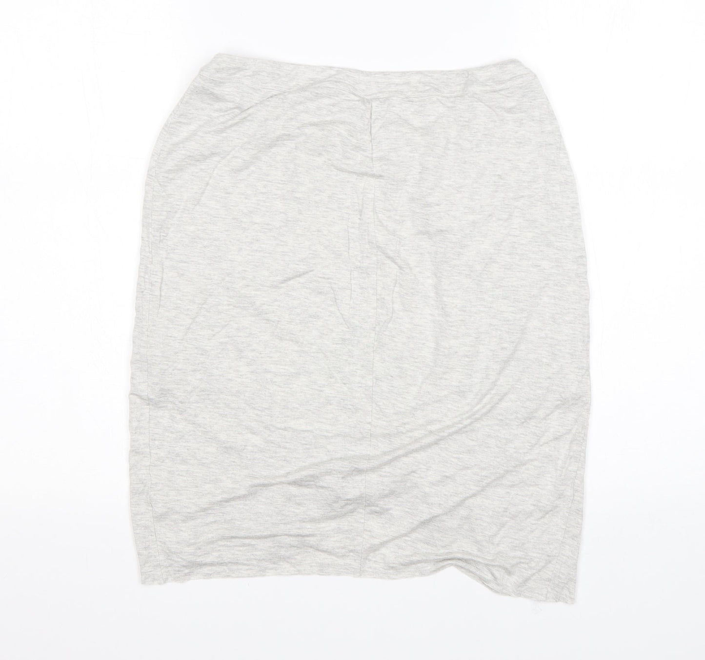 Bella Luxx Womens Grey  Rayon Mini Skirt Size M