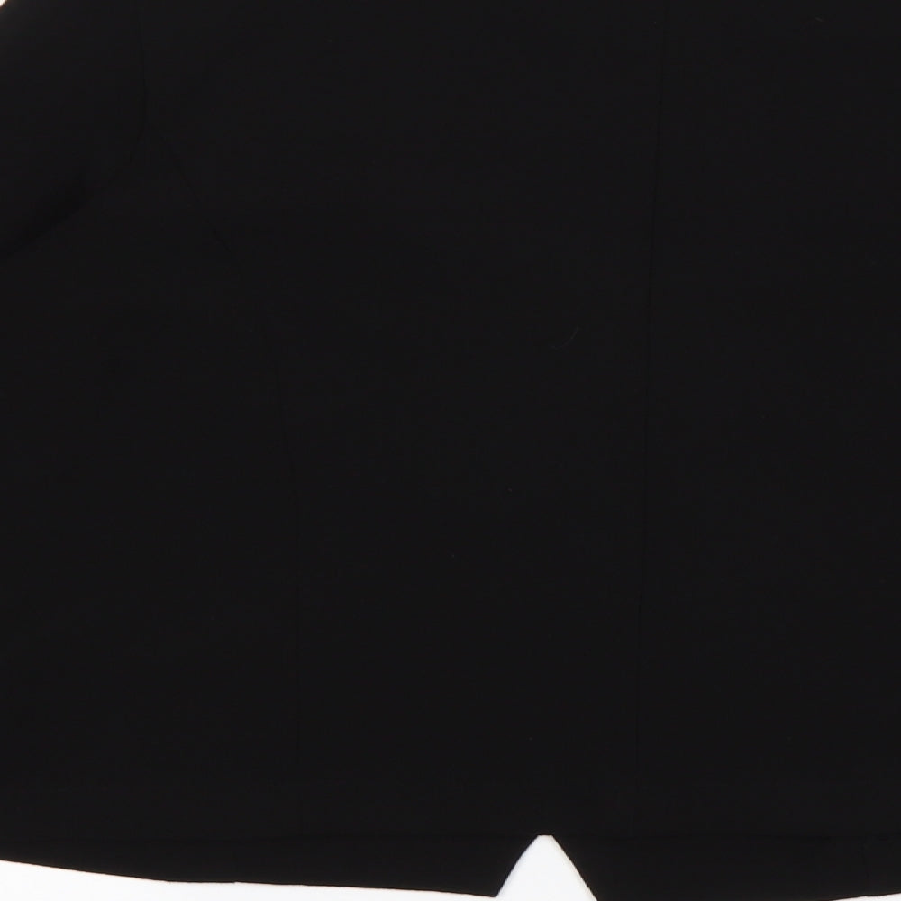 Atmosphere Womens Black  Polyester Jacket Blazer Size 12