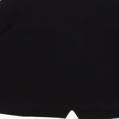 Atmosphere Womens Black  Polyester Jacket Blazer Size 12