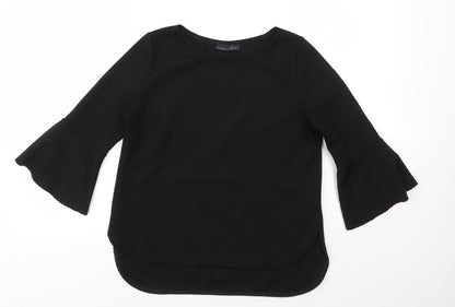 Womens UK Size S Zara Black Pullover Jumper