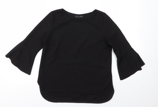 Womens UK Size S Zara Black Pullover Jumper