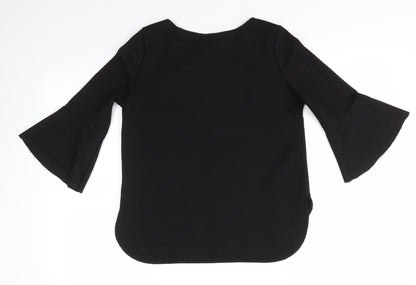 Womens UK Size S Zara Black Pullover Jumper