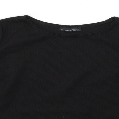 Womens UK Size S Zara Black Pullover Jumper