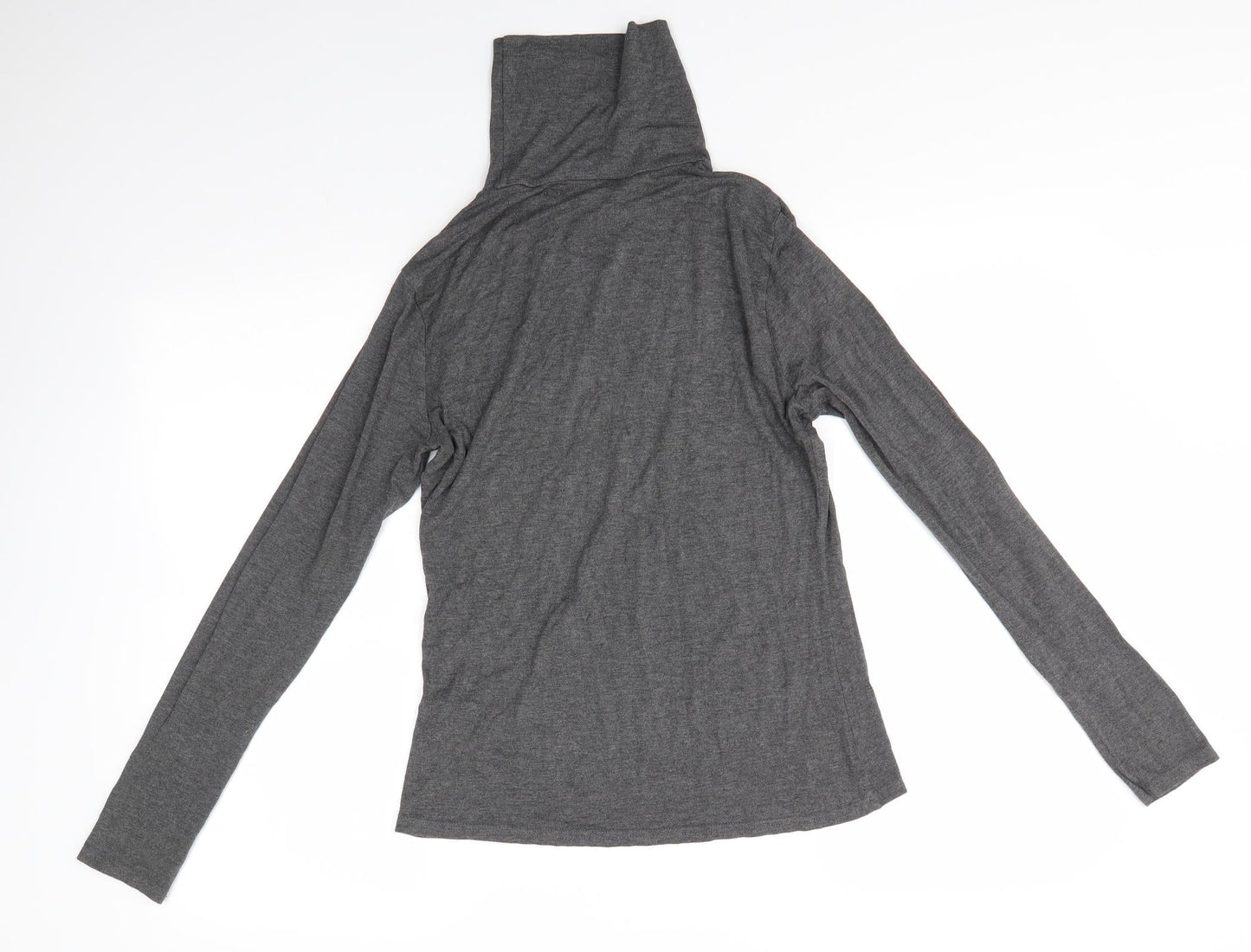 Womens UK Size 14 New Look Grey Basic Blouse