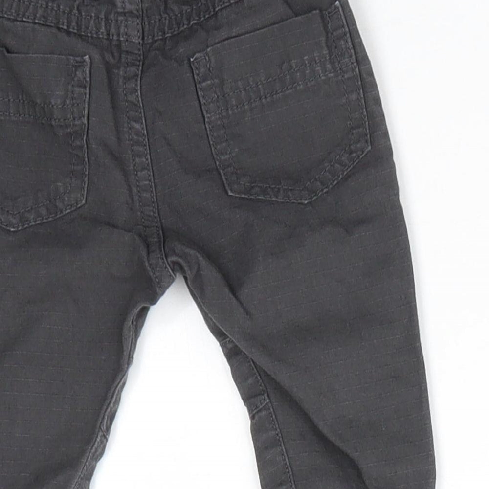 F&F Baby Grey  100% Cotton Jogger Trousers Size 3-6 Months