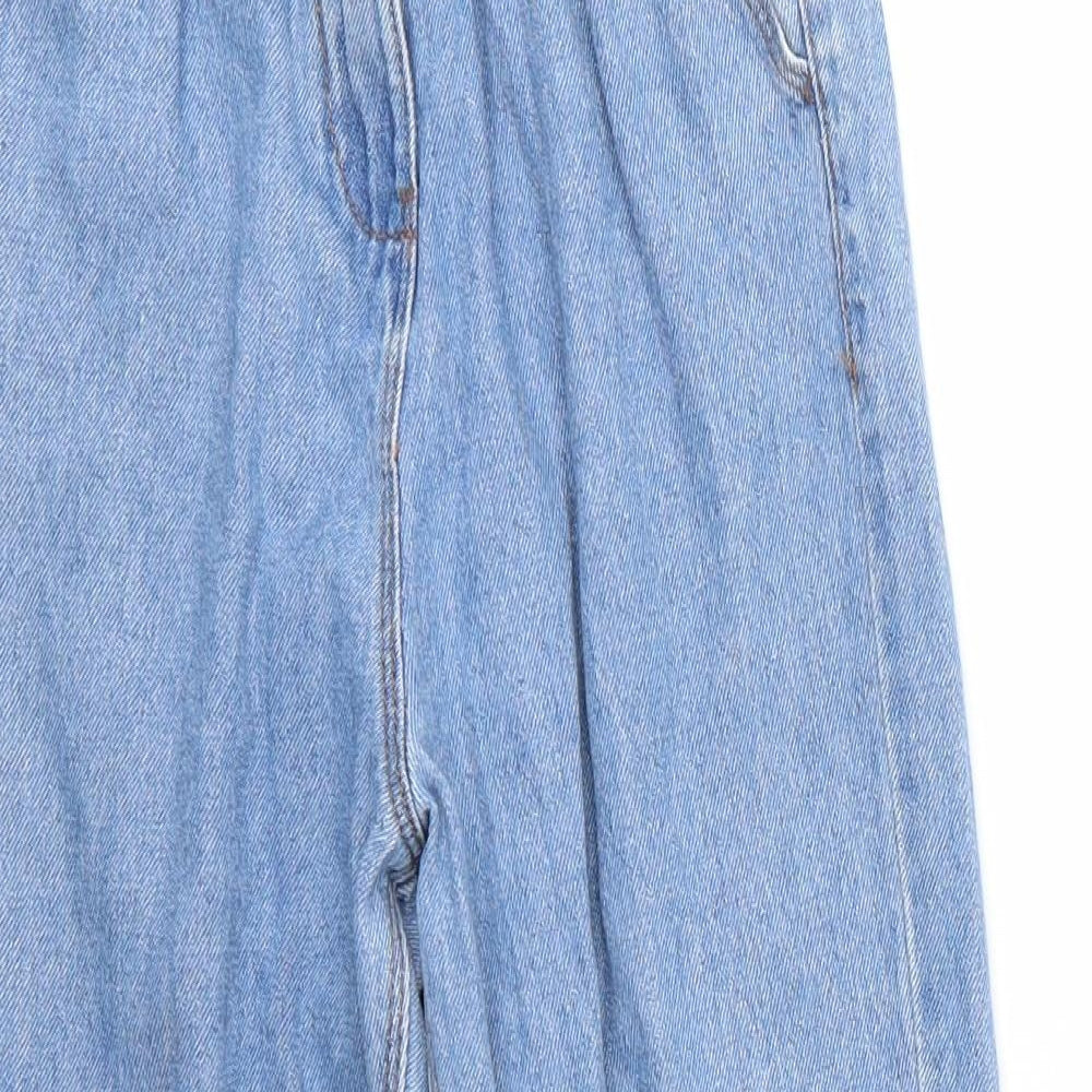NEXT Girls Blue  100% Cotton Boyfriend Jeans Size 9 Months  Regular