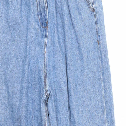 NEXT Girls Blue  100% Cotton Boyfriend Jeans Size 9 Months  Regular