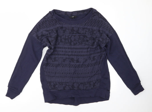 Womens UK Size 10 NEXT Blue Pullover Jumper