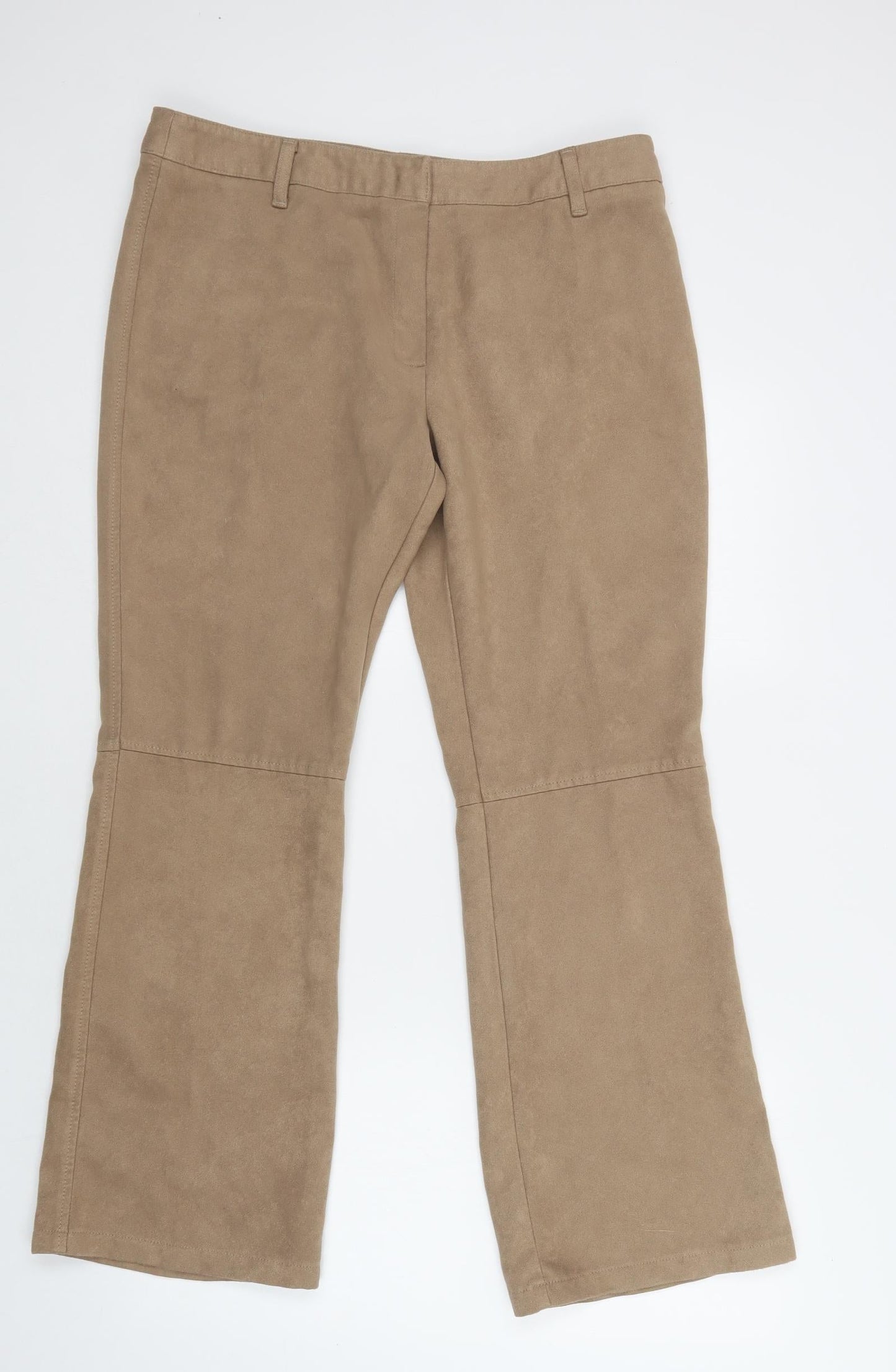 Womens UK Size 16 m&s Regular Fit  Beige Trousers