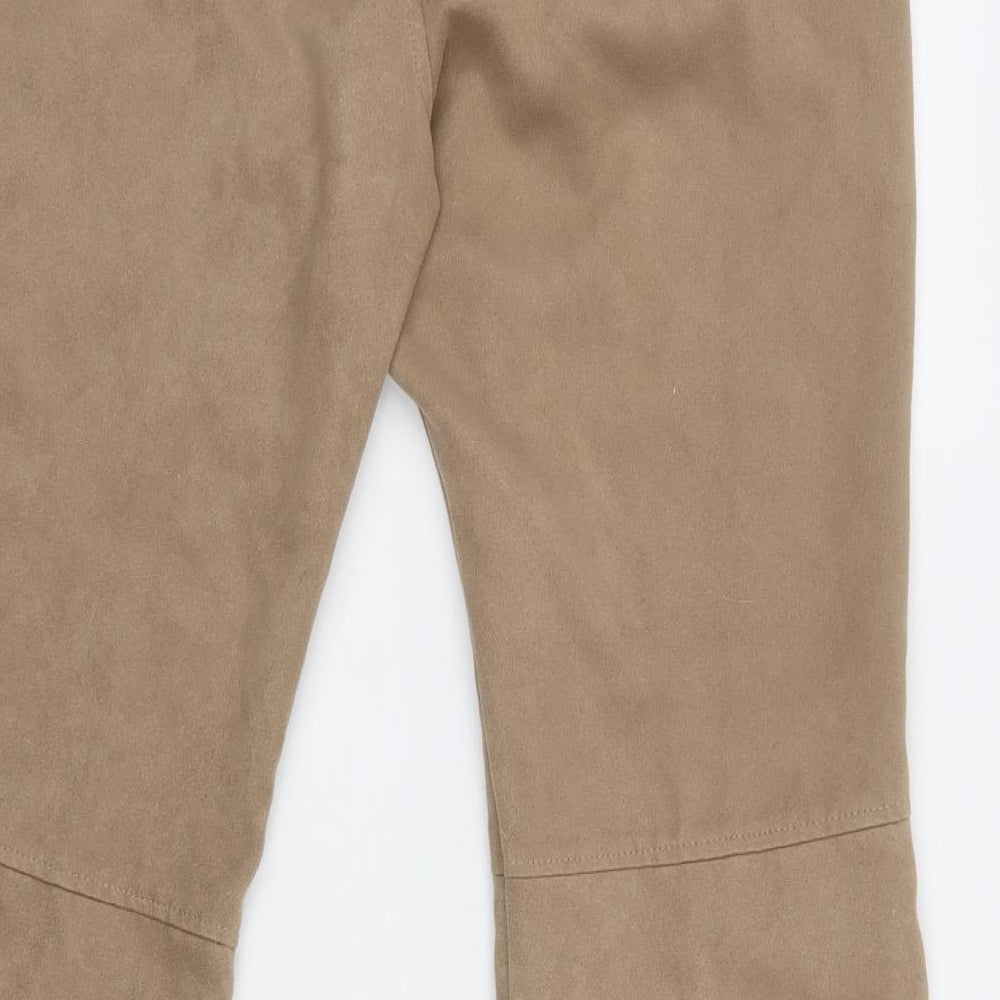 Womens UK Size 16 m&s Regular Fit  Beige Trousers