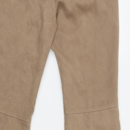 Womens UK Size 16 m&s Regular Fit  Beige Trousers