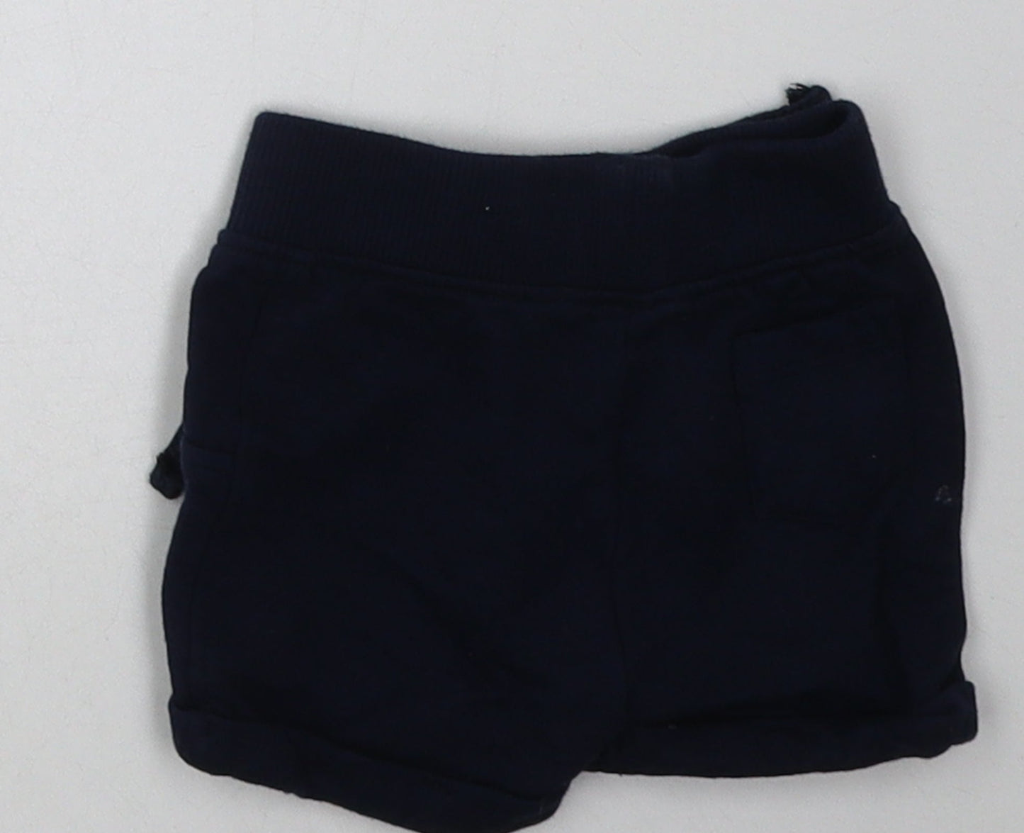 Primark Boys Blue  Cotton Shorts Outfit/Set Size 0-3 Months  Tie