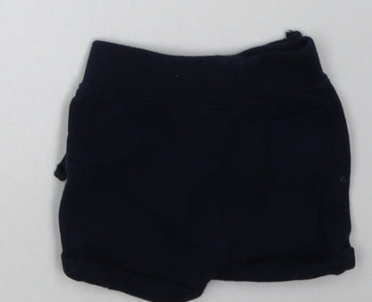Primark Boys Blue  Cotton Shorts Outfit/Set Size 0-3 Months  Tie