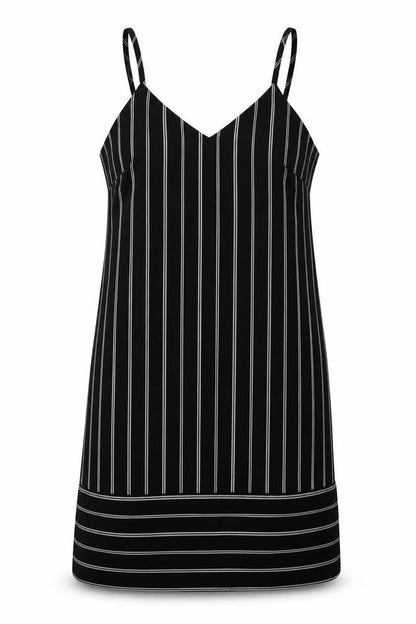 Forever 21 Womens Black Striped Polyester A-Line  Size S  V-Neck Pullover