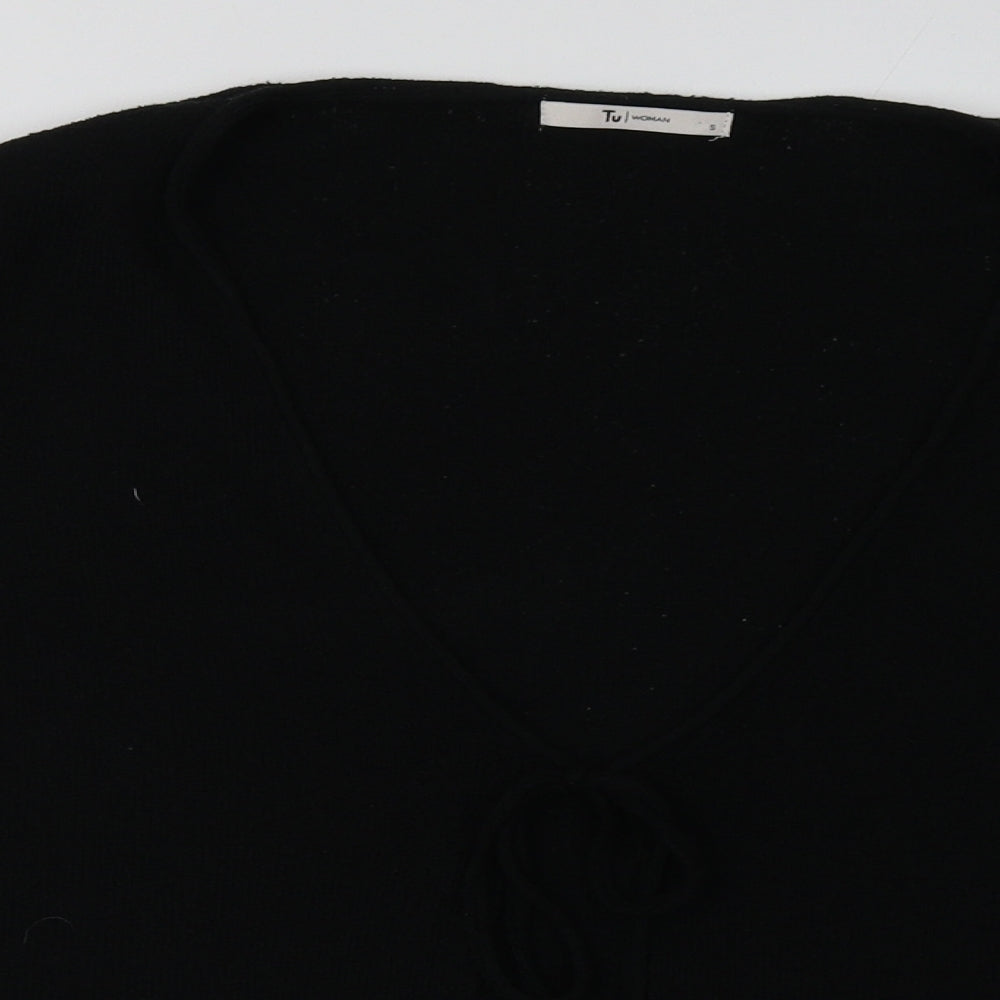 Womens UK Size S sainsburys Black Cardigan Jumper