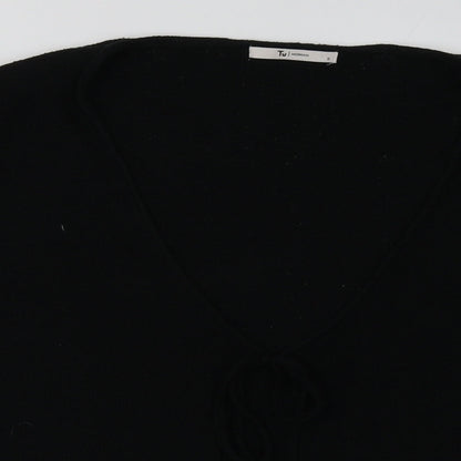 Womens UK Size S sainsburys Black Cardigan Jumper