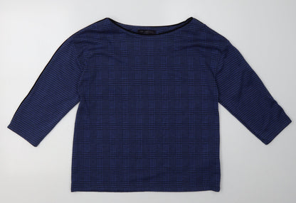 Womens UK Size 12 Marks and Spencer Blue Pullover Sweatshirt