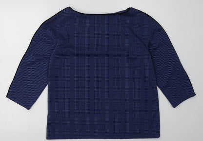 Womens UK Size 12 Marks and Spencer Blue Pullover Sweatshirt