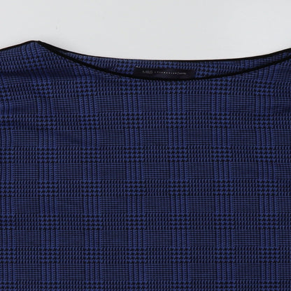Womens UK Size 12 Marks and Spencer Blue Pullover Sweatshirt