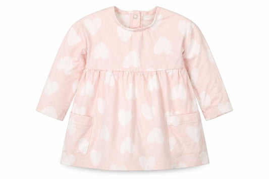 George Girls Pink  Cotton Fit & Flare  Size 3-6 Months  Round Neck