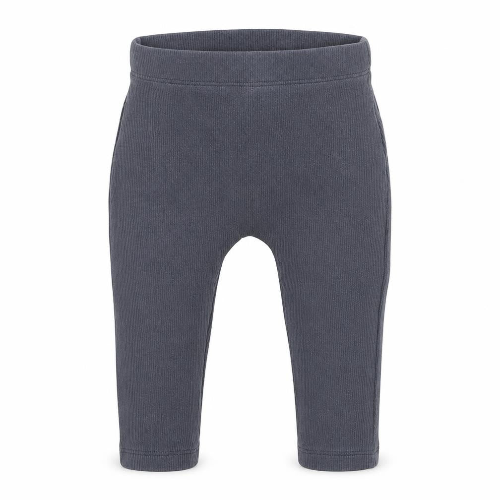 Front view of George girls’ grey cotton capri leggings, size 3-6, months