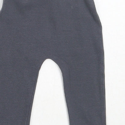 George Girls Grey  Cotton Capri Leggings Size 3-6 Months