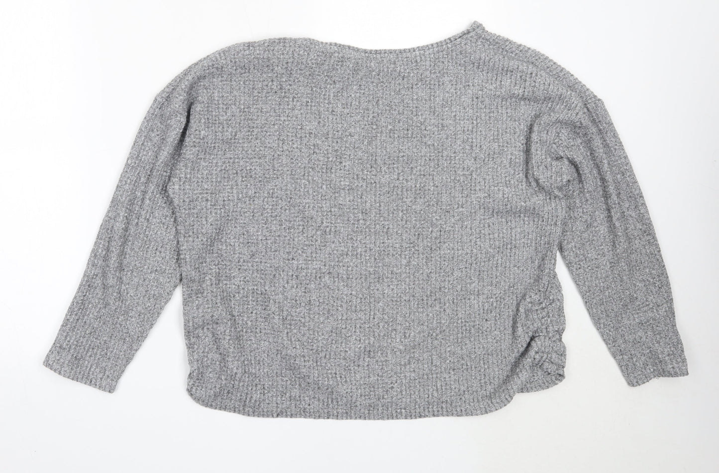 Womens UK Size L Papaya Grey Pullover Jumper
