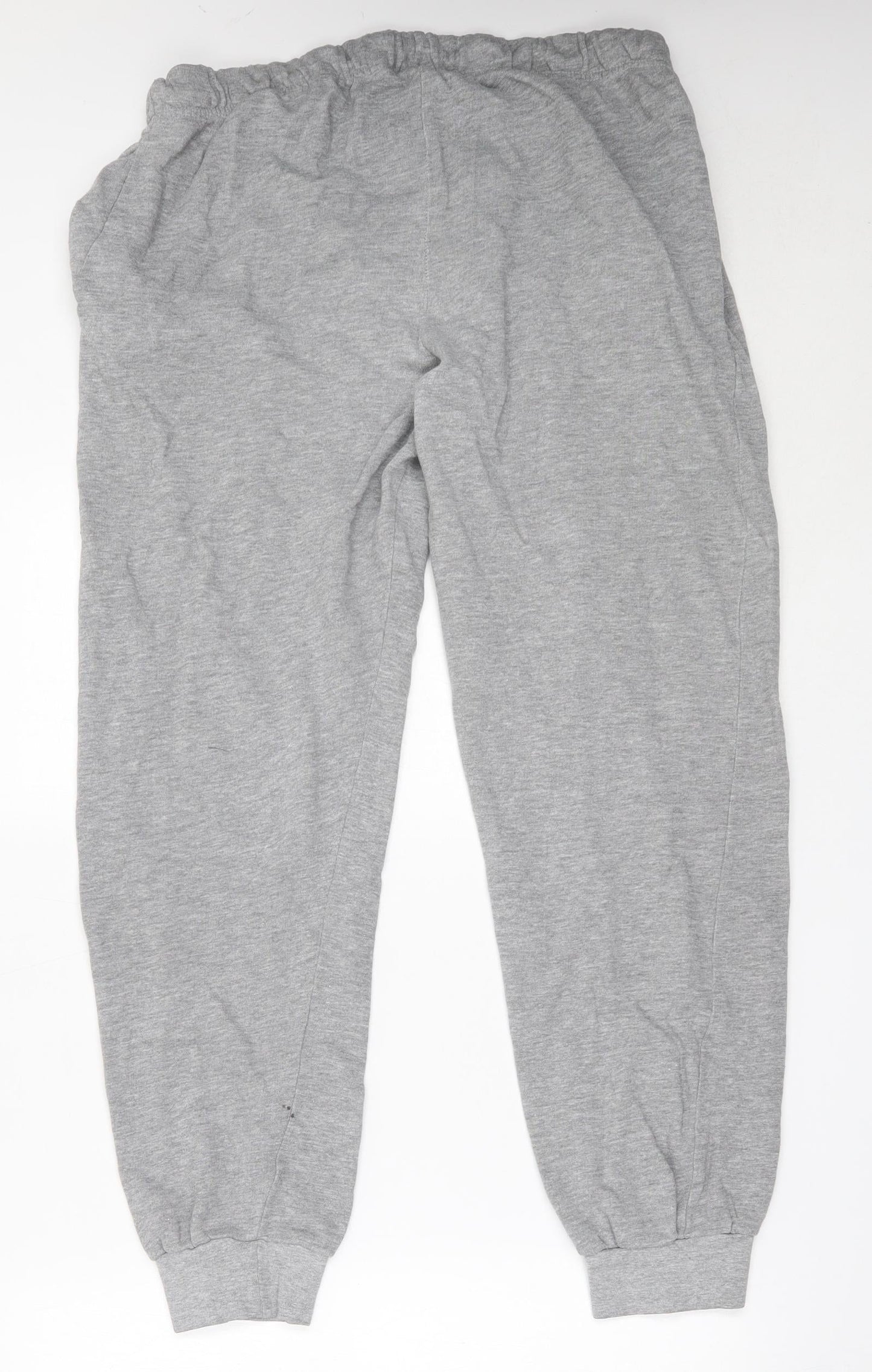 Essential Apparel Womens Grey  Cotton Jogger Trousers Size M L29.5 in Regular