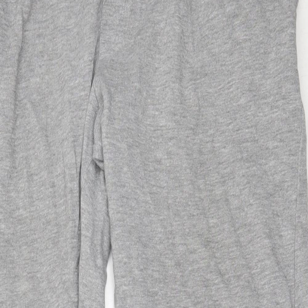 Essential Apparel Womens Grey  Cotton Jogger Trousers Size M L29.5 in Regular