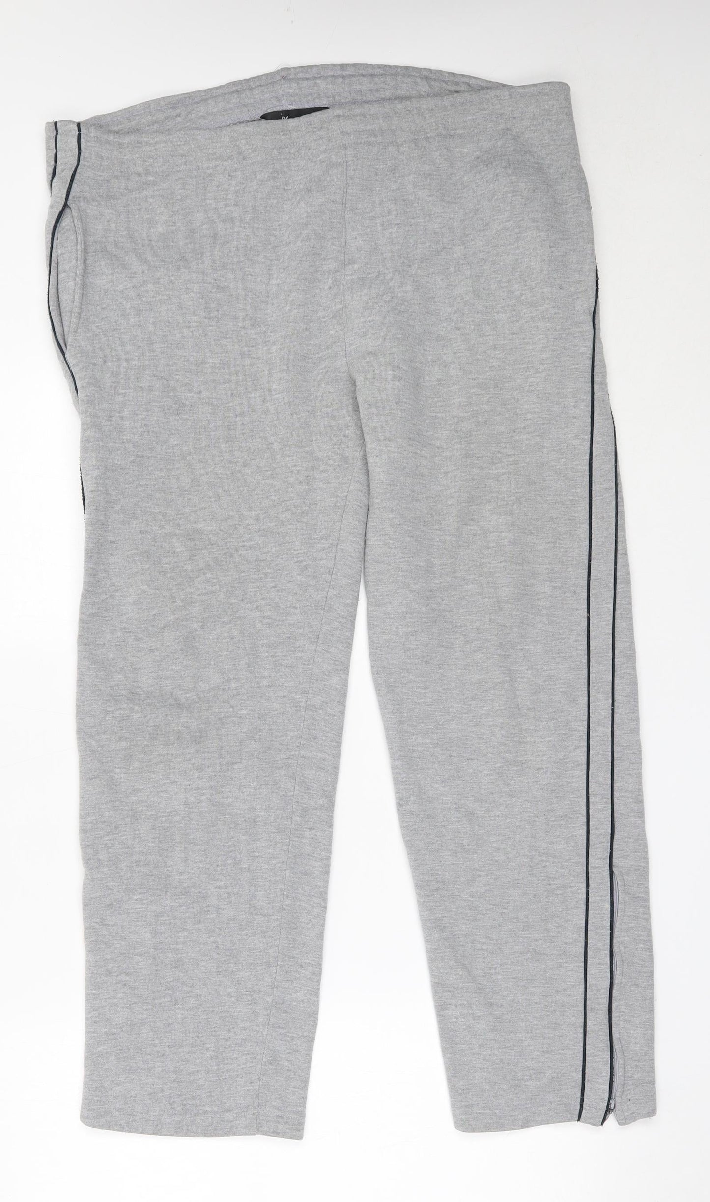 Jac Mens Grey  Cotton Sweatpants Trousers Size M L29 in Regular