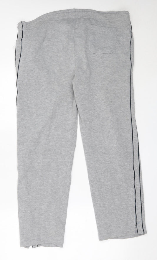 Jac Mens Grey  Cotton Sweatpants Trousers Size M L29 in Regular