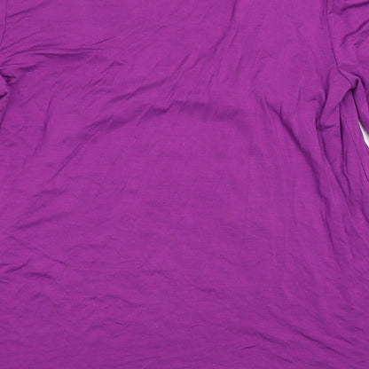 Womens UK Size 42 Daxon Purple Basic Blouse