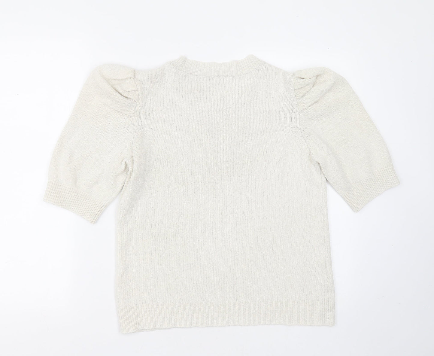 Womens UK Size 10 NEXT Ivory Pullover Jumper