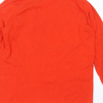 Womens UK Size 12 Dorothy Perkins Orange Pullover Jumper