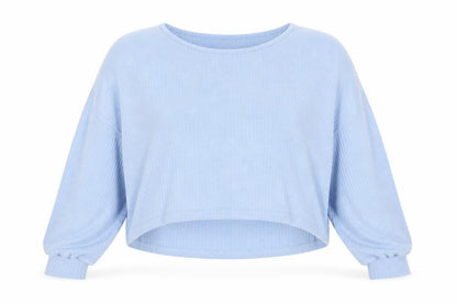 Womens UK Size L SheIn Blue Pullover Jumper