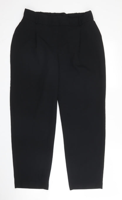George Womens Black  Polyester Trousers  Size 10 L25 in Regular