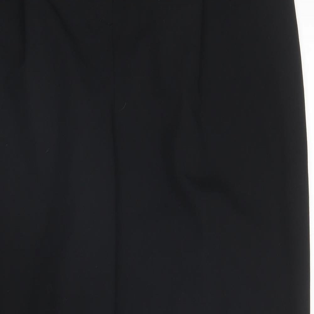 George Womens Black  Polyester Trousers  Size 10 L25 in Regular