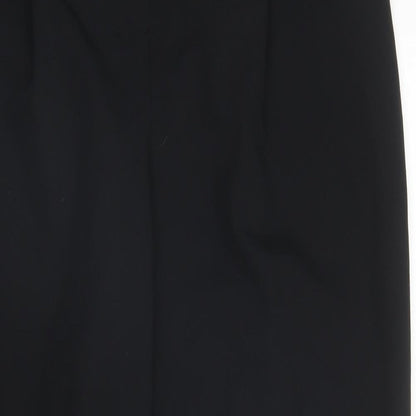 George Womens Black  Polyester Trousers  Size 10 L25 in Regular