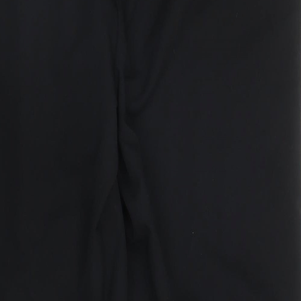 George Womens Black  Polyester Trousers  Size 10 L25 in Regular