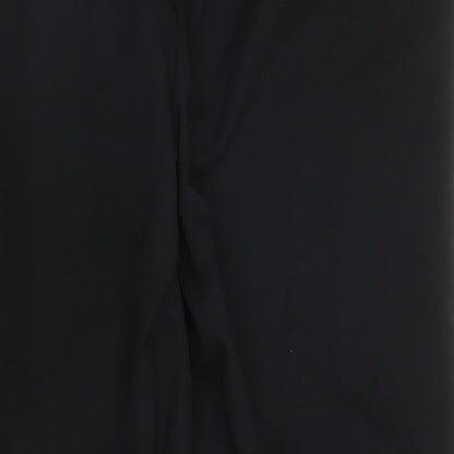 George Womens Black  Polyester Trousers  Size 10 L25 in Regular