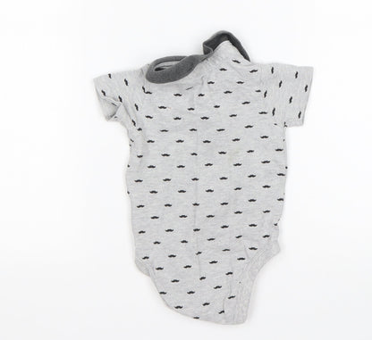 George Boys Grey  Cotton Leotard One-Piece Size 6-9 Months