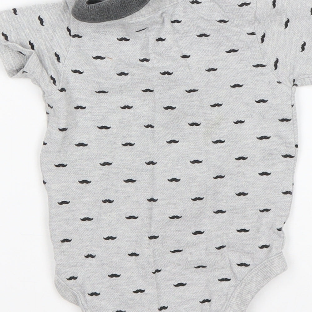 George Boys Grey  Cotton Leotard One-Piece Size 6-9 Months