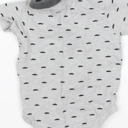 George Boys Grey  Cotton Leotard One-Piece Size 6-9 Months